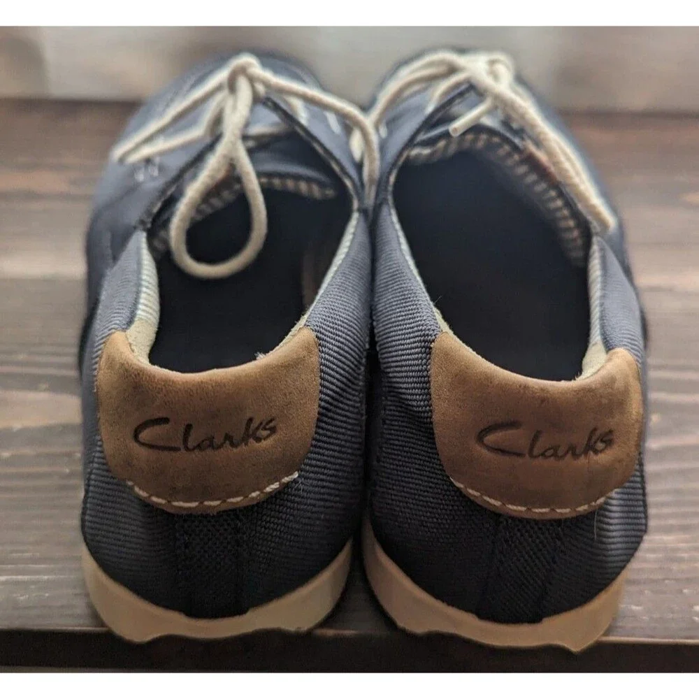 Clarks Men's Deck Boat Shoes Sz 12 Blue Casual 13291 Nice!